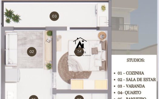 APTO-316 STUDIO NO CENTREVILLE