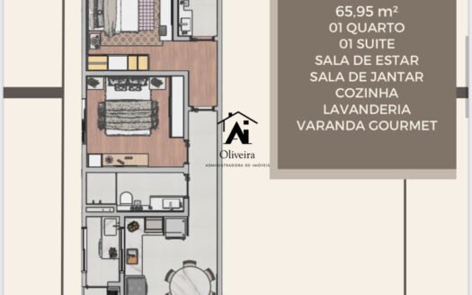 APTO-317 APARTAMENTO NO SANTA ANGELA